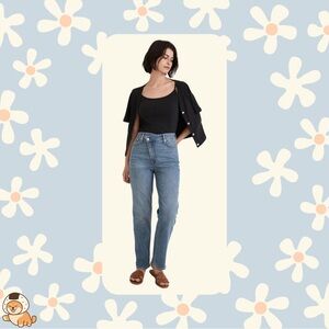 Madewell The Perfect Vintage Straight Jean: Crossover Edition, Malvern Wash